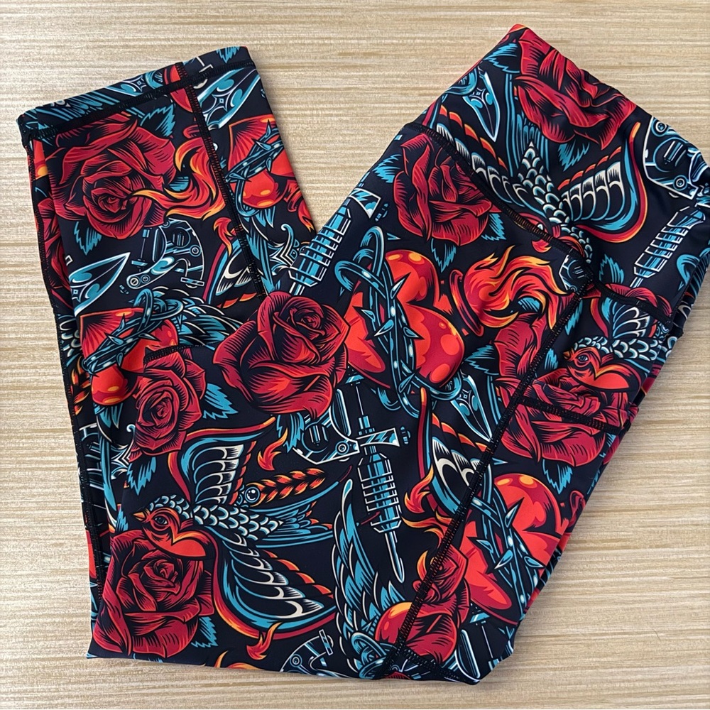 CVG Vintage Tattoo Capris XL ***rare***